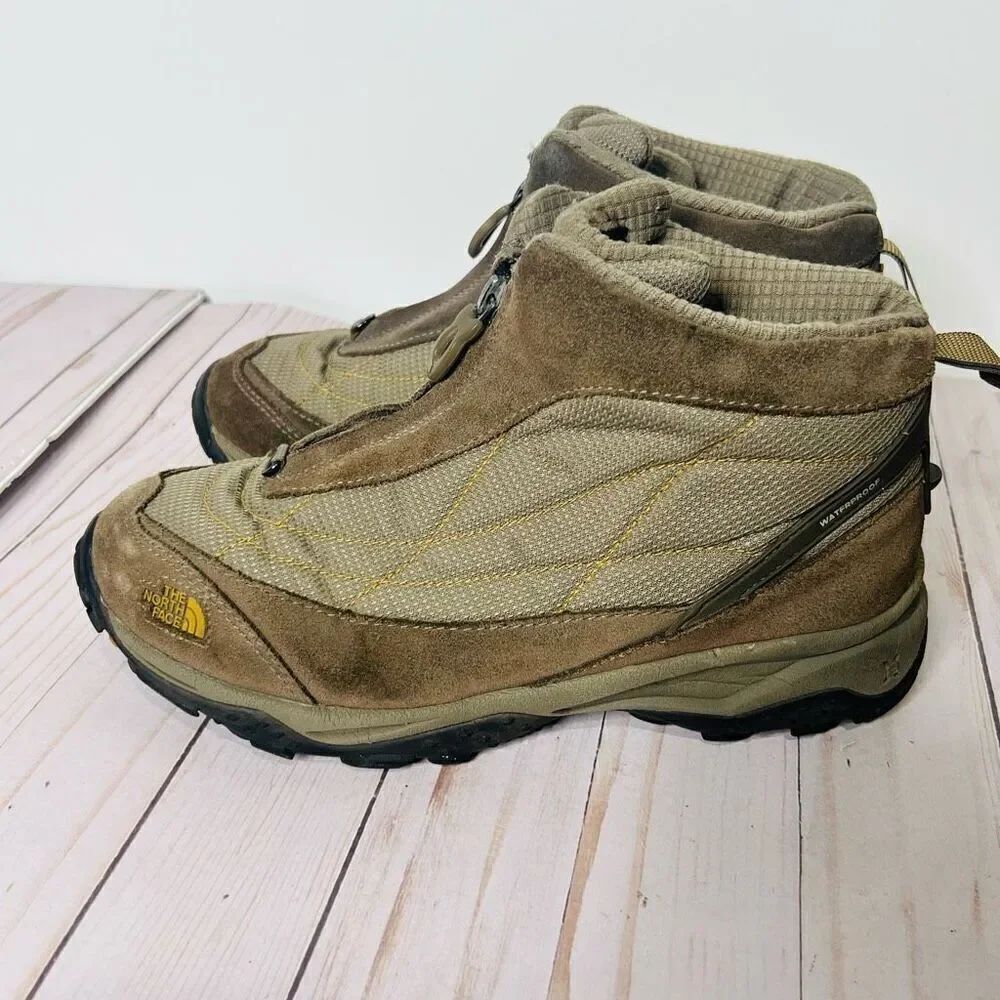 The North Face Taupe Brown Winter Hiking Boots Women’s Size 9.5